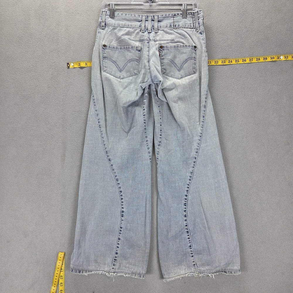 Vintage Levis Engineered Jeans Womens Twisted Baggy Wide Leg Skater Fits 29x29